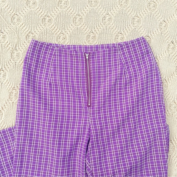 Purple plaid pants - Picture 5 of 5